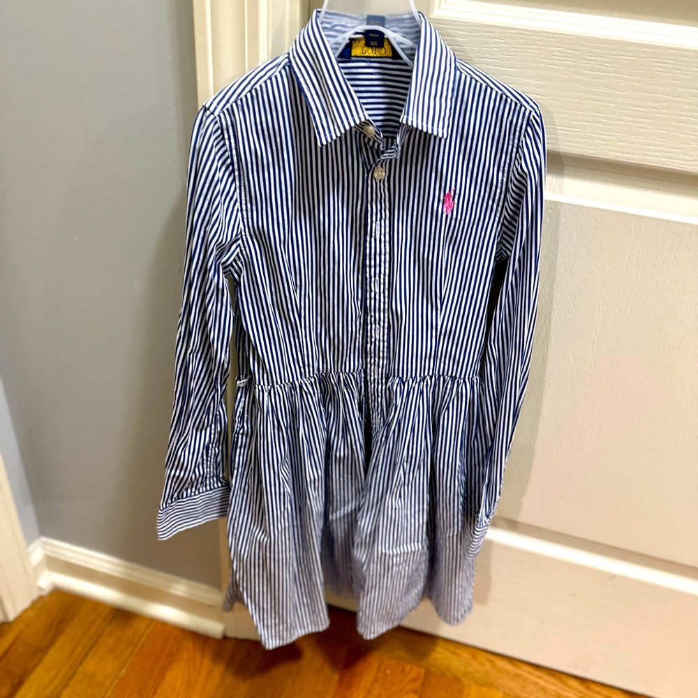 Polo Striped dress size 7